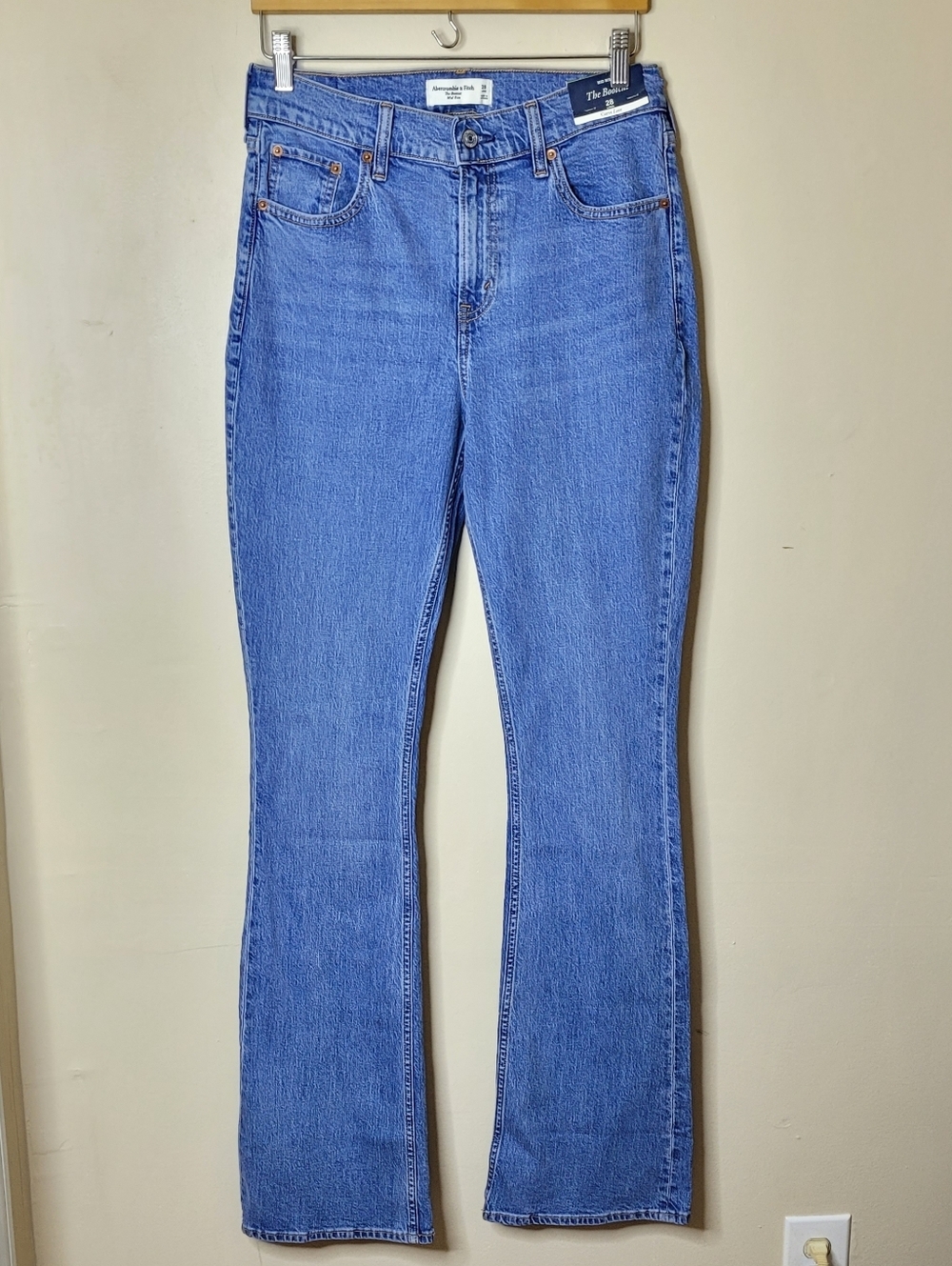 Abercrombie & Fitch Blue Women's Boot Cut Jeans - Picture 3 of 10